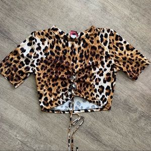Cheetah Print Crop top
